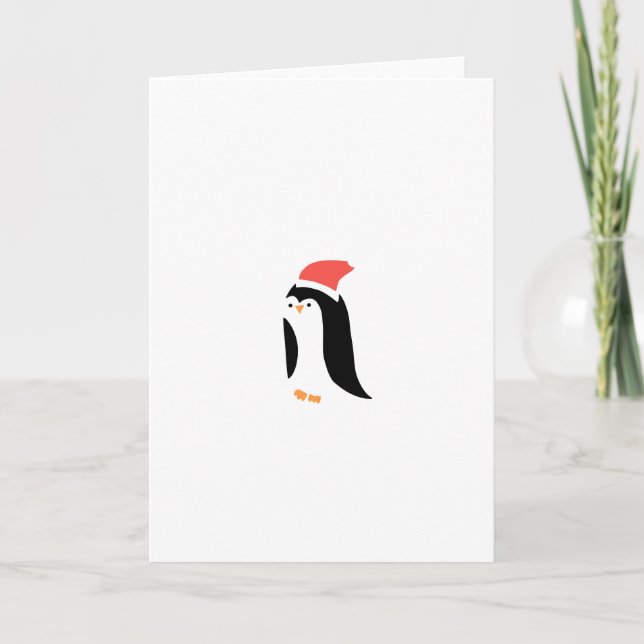 CARTES POUR FÊTES ANNUELLES PETITE PÉGUINE (Devant)