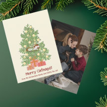 Petites siestes drôles de chat de Noël ! Chat sur 