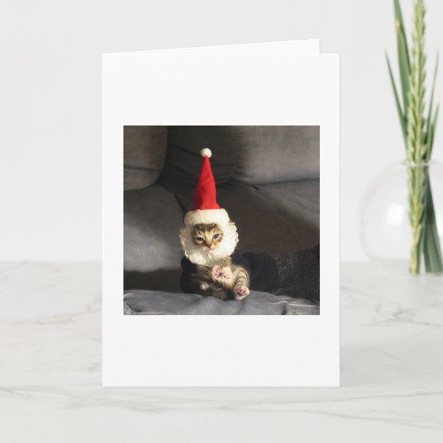 Cartes Pour Fêtes Annuelles Peu de Kittie (Devant)