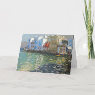 Cartes Pour Fêtes Annuelles Peu de Venise Mykonos