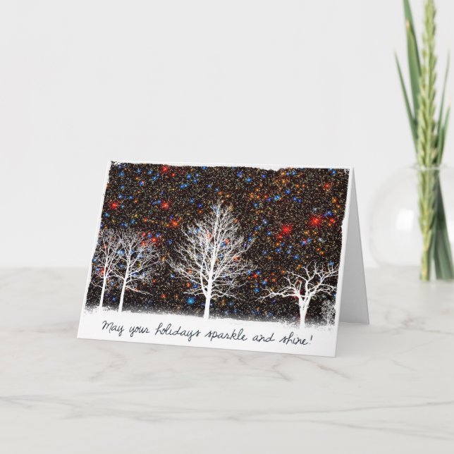 Cartes Pour Fêtes Annuelles Peuvent vos vacances étincelle et éclat - Hubble (Devant)
