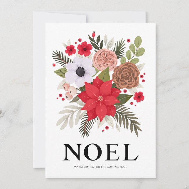 Cartes Pour Fêtes Annuelles Photo à deux faces Noël (Devant)