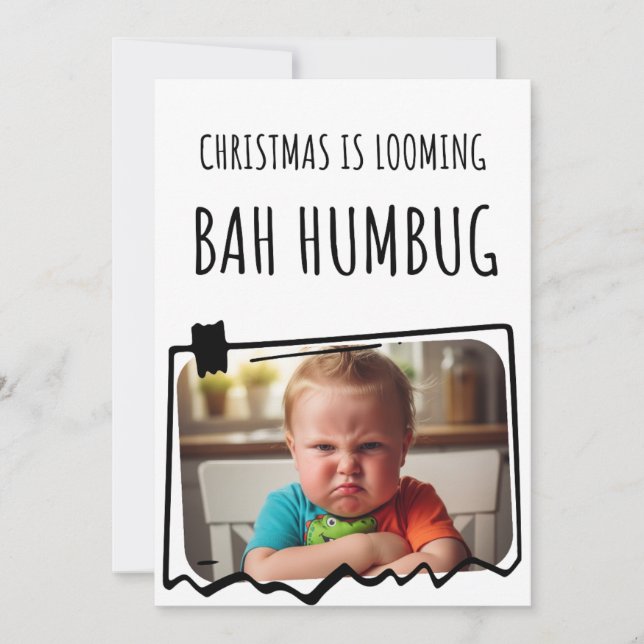 Cartes Pour Fêtes Annuelles Photo Bah humbug (Devant)
