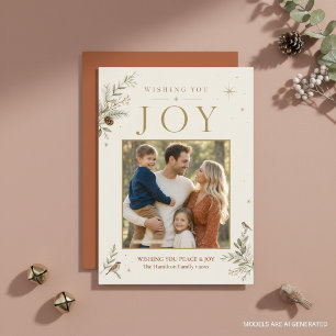 Cartes Pour Fêtes Annuelles Photo Boho Vous Souhaite Joie
