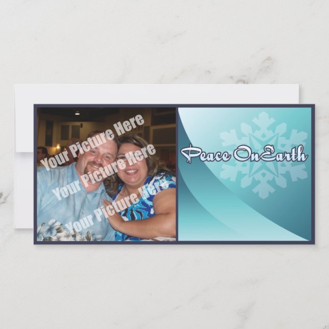 Cartes Pour Fêtes Annuelles Photo Card005 de Noël (Devant)