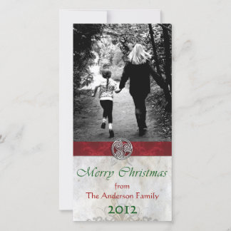 Cartes Pour Fêtes Annuelles Photo celtique de Triskelion HolidayChristmas de