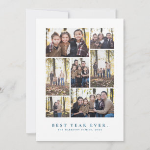 Cartes Pour Fêtes Annuelles Photo collage heureux nouvelle année