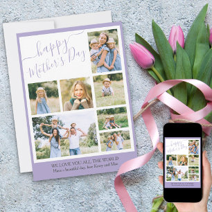 Cartes Pour Fêtes Annuelles Photo Collage Joyeux fête des mères 7