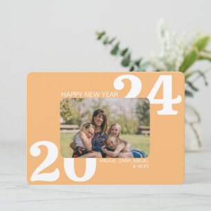 Cartes Pour Fêtes Annuelles Photo couleur en gras