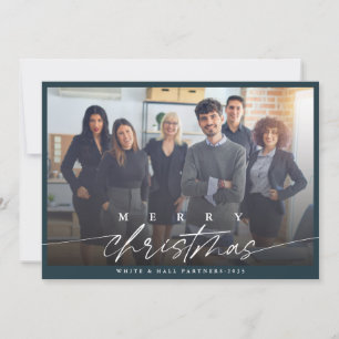 Cartes Pour Fêtes Annuelles Photo d'affaires moderne Joyeux Noël