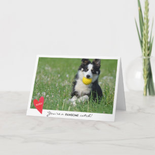 Cartes Pour Fêtes Annuelles Photo de chien de Saint-Valentin vous êtes un