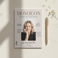 Photo de couverture de magazine personnalisé pour