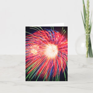Cartes Pour Fêtes Annuelles Photo de feux d'artifice du Nouvel An