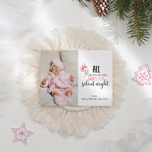 Cartes Pour Fêtes Annuelles Photo de fille de spa de Noël mignonne