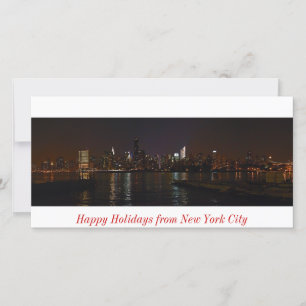Cartes Pour Fêtes Annuelles photo de la ligne d'horizon de New York Happy Holi