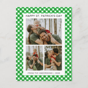 Cartes Pour Fêtes Annuelles Photo de la Saint-Patrick trèfle chanceux minimali