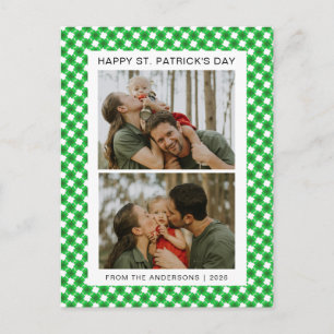 Cartes Pour Fêtes Annuelles Photo de la Saint-Patrick trèfle chanceux minimali