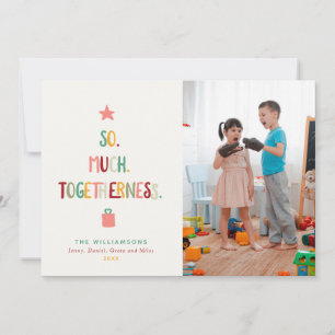 Cartes Pour Fêtes Annuelles Photo de Noël amusant TELLEMENT DE SOLIDARITÉ Rétr