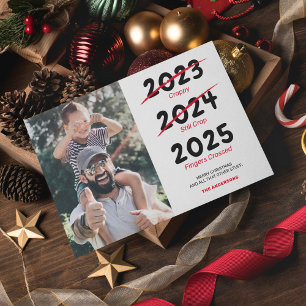 Cartes Pour Fêtes Annuelles Photo de Noël amusante