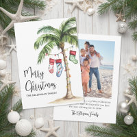 Photo de Noël de Plage Tropicale