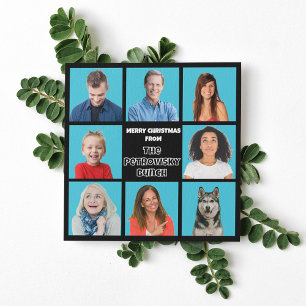 Cartes Pour Fêtes Annuelles Photo de Noël drôle rétro ringard de la télé campy