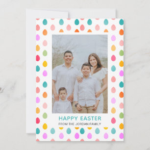 Cartes Pour Fêtes Annuelles Photo de Pâques élégant simple motif moderne Joyeu