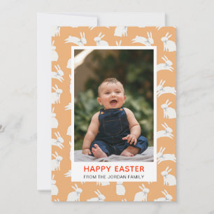 Cartes Pour Fêtes Annuelles Photo de Pâques Fleur Simple Moderne Élégant Joyeu
