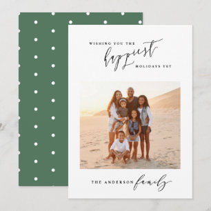 Cartes Pour Fêtes Annuelles Photo de script minimaliste moderne Noël