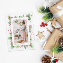 Photo de verdure de Noël avec cynorhodons et baies