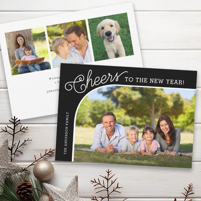 Cartes Pour Fêtes Annuelles Photo du Nouvel An (Créateur téléchargé)
