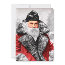 Photo du Père Noël vintage