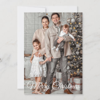 Cartes Pour Fêtes Annuelles Photo élégant de Joyeux Noël et Bonne Année