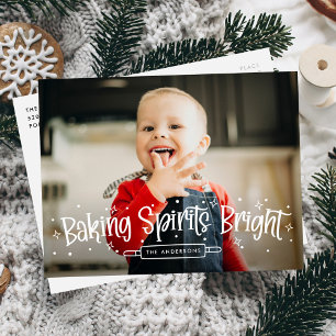 Cartes Pour Fêtes Annuelles Photo Esprits de Pâtisserie Brillants