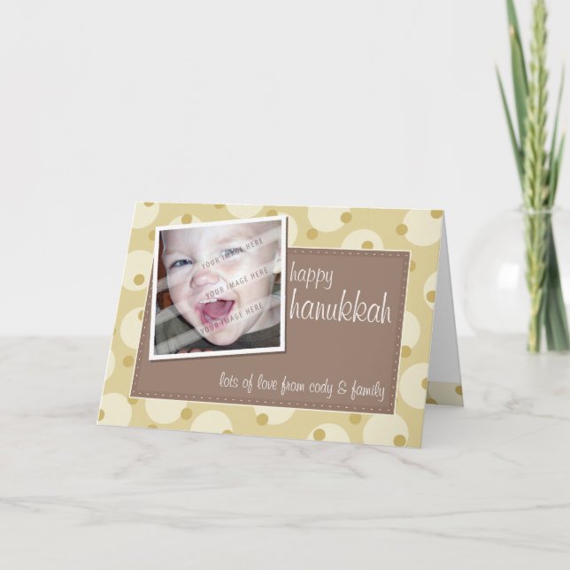 Cartes Pour Fêtes Annuelles PHOTO GREETING CARD :: tacheté à la joue 10 (Devant)