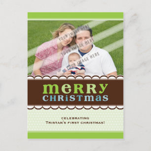 Cartes Pour Fêtes Annuelles PHOTO GREETING POSTCARD :: chandyflots 3