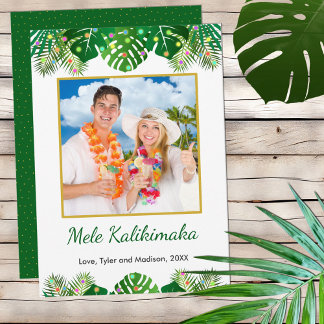 Cartes Pour Fêtes Annuelles Photo Hawaiian Mele Kalikimaka