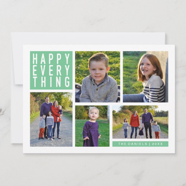 Cartes Pour Fêtes Annuelles Photo Holiday Card (Devant)