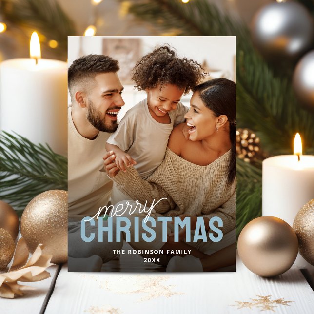 Cartes Pour Fêtes Annuelles Photo Joyeux Noël (Créateur téléchargé)