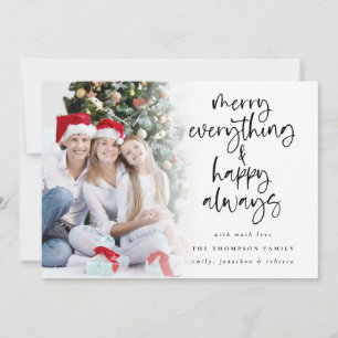 Cartes Pour Fêtes Annuelles Photo Joyeux tout heureux toujours Noël