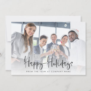 Cartes Pour Fêtes Annuelles Photo Logo Société QR Code 2025 Calendrier Noël