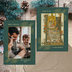 Cartes Pour Fêtes Annuelles Photo médiévale de Noël