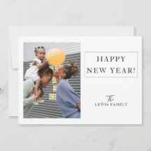 Photo minimaliste Blanc Bonne année