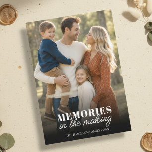 Cartes Pour Fêtes Annuelles Photo Modern Memories in the Making