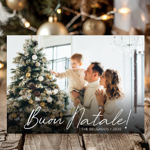 Cartes Pour Fêtes Annuelles Photo moderne Buon Natale
