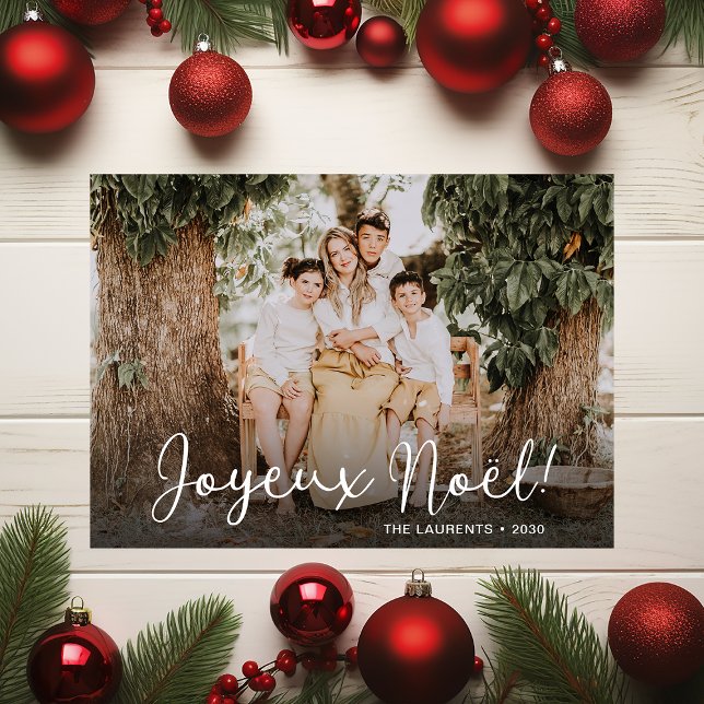 Cartes Pour Fêtes Annuelles Photo moderne Joyeux Noel Natale (Créateur téléchargé)