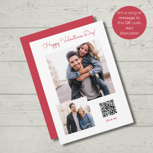 Cartes Pour Fêtes Annuelles Photo moderne simple message spécial valentines