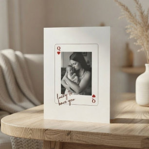 Cartes Pour Fêtes Annuelles Photo personnalisé de la fête des Mères