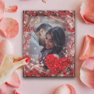 Cartes Pour Fêtes Annuelles Photo personnalisé de la Saint-Valentin