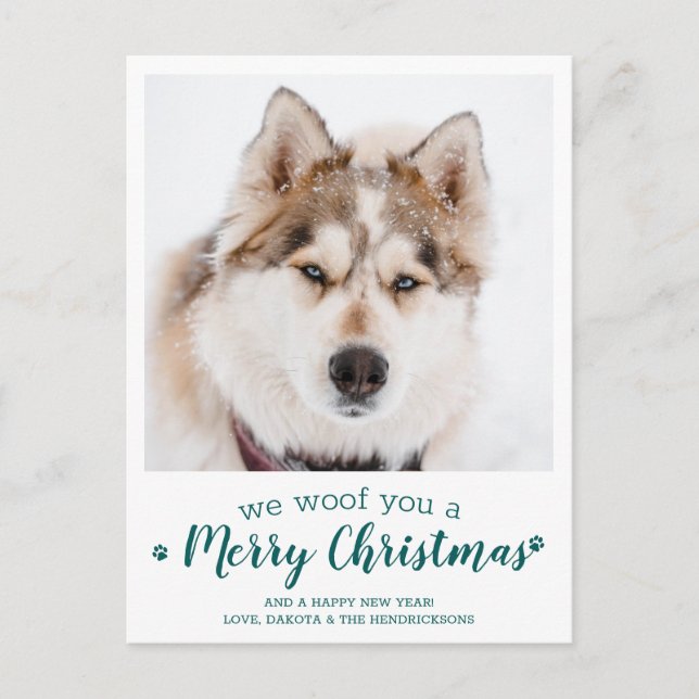 Cartes Pour Fêtes Annuelles Photo pour animaux de compagnie Amoureux des chien (Devant)