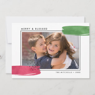 Cartes Pour Fêtes Annuelles Photo religieuse Abstraite colorée